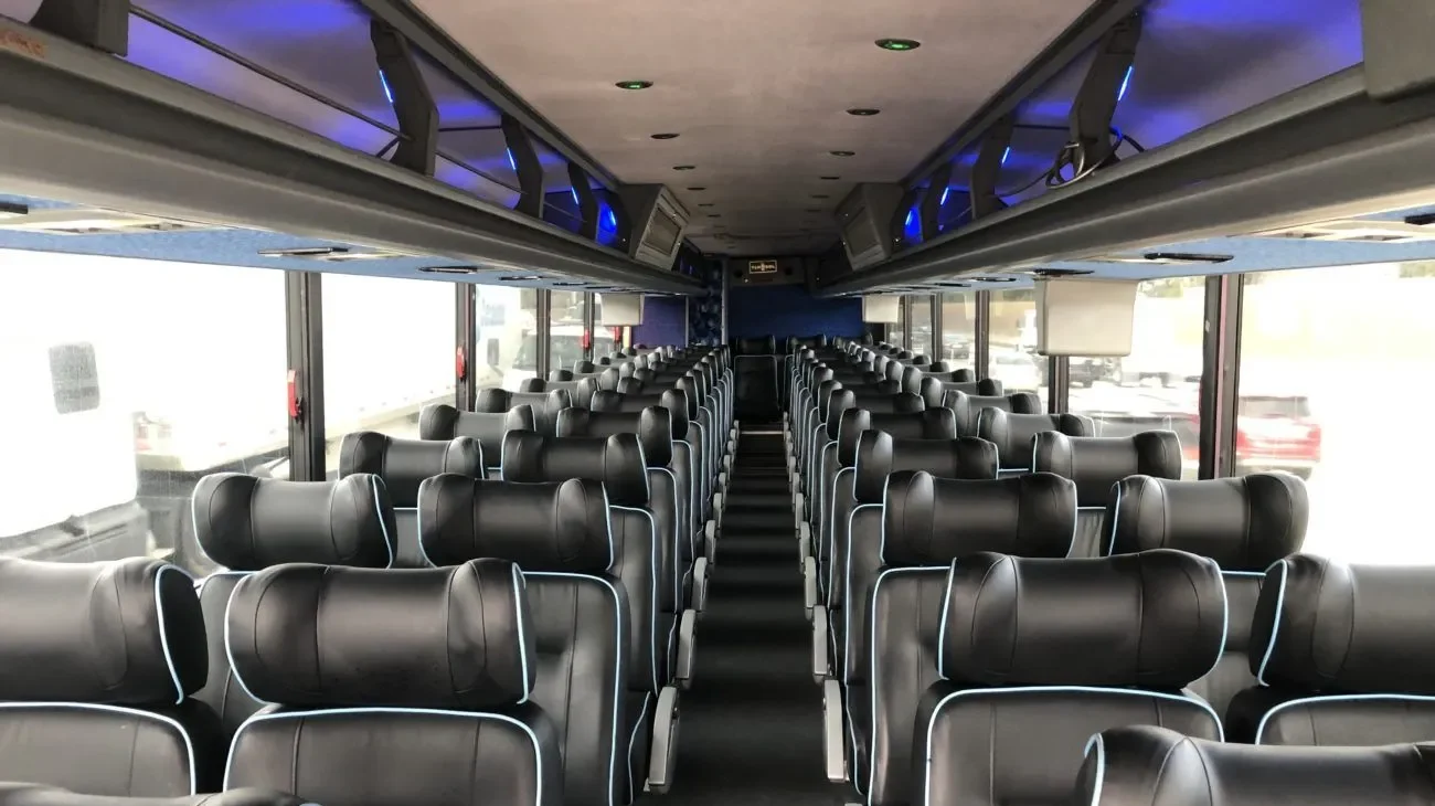 bus interior seating transportation